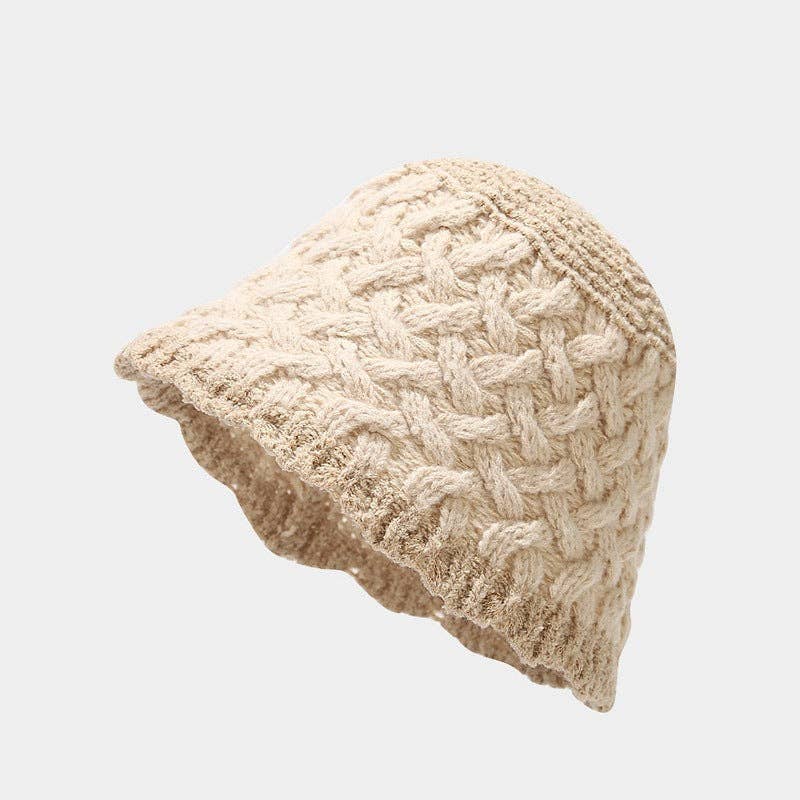 Dipped Shop - Wholesale Vissershoedje - Dames - Gehaakte, gebreide vissershoed met vintage twist DPBH03344