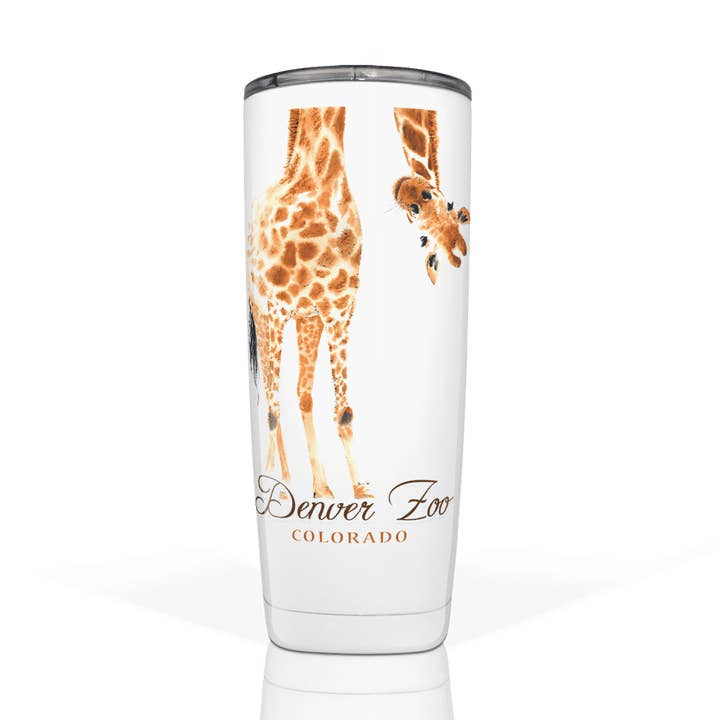 Aangepaste aquarel Zoo 2 roestvrijstalen tuimelaarcollectie voor wholesale door Matrix