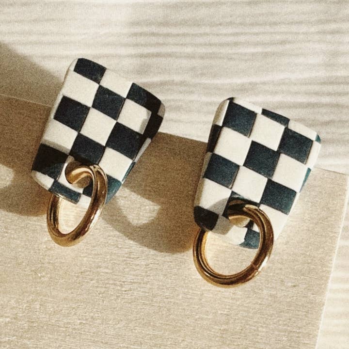 Cally Gold-Plated Hypoallergenic Stud Earrings for wholesale by Crafted by Pheebs