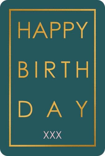 Actetre Deutschland Gmbh - Wholesale Birthday Card - happy birthday x-gf120