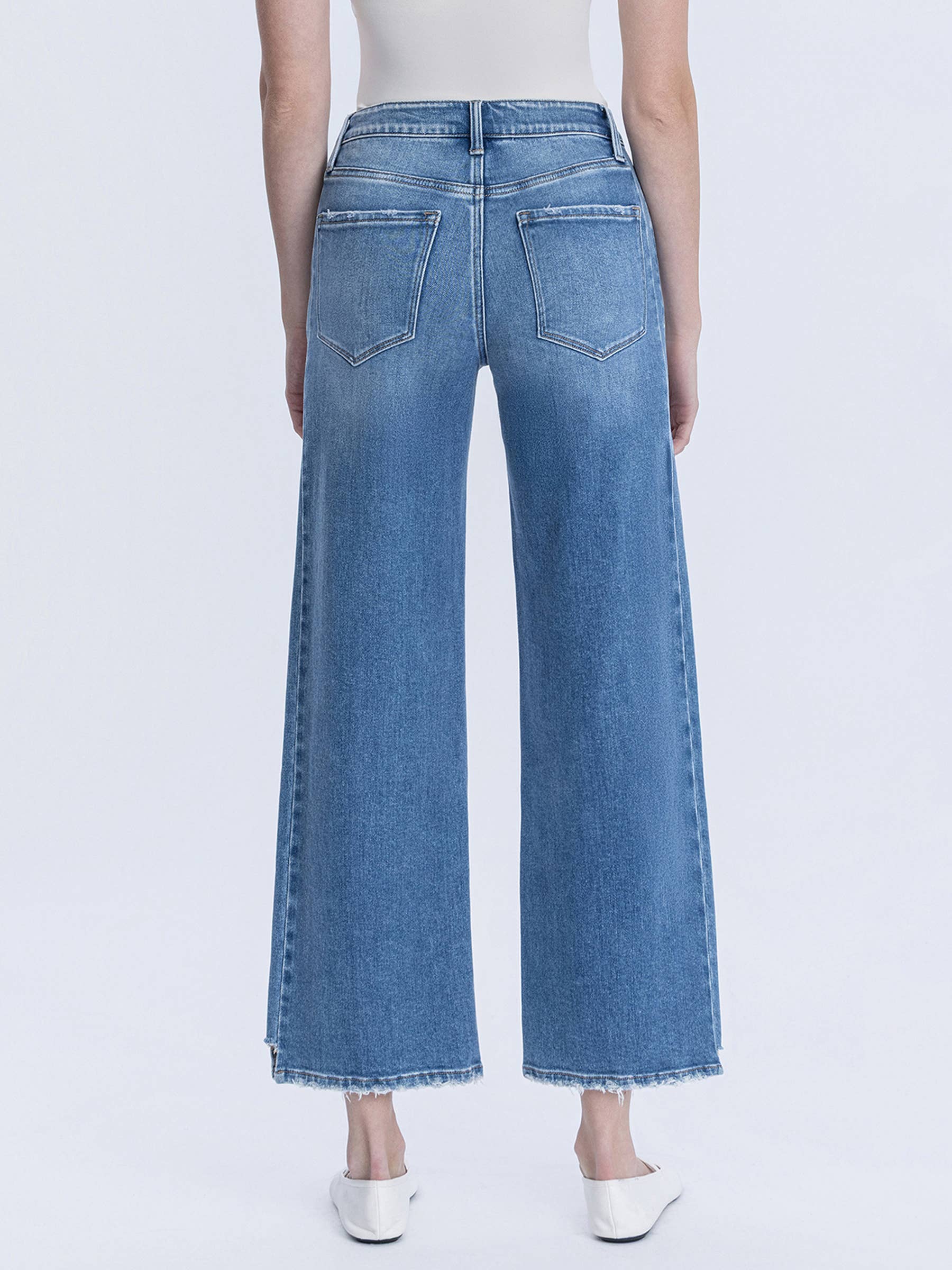 VARG N KRAN HÖG MIDJA SIDOPANEL STEG FÅLL VID ANKELJEANS F6005 för wholesale på Faire1