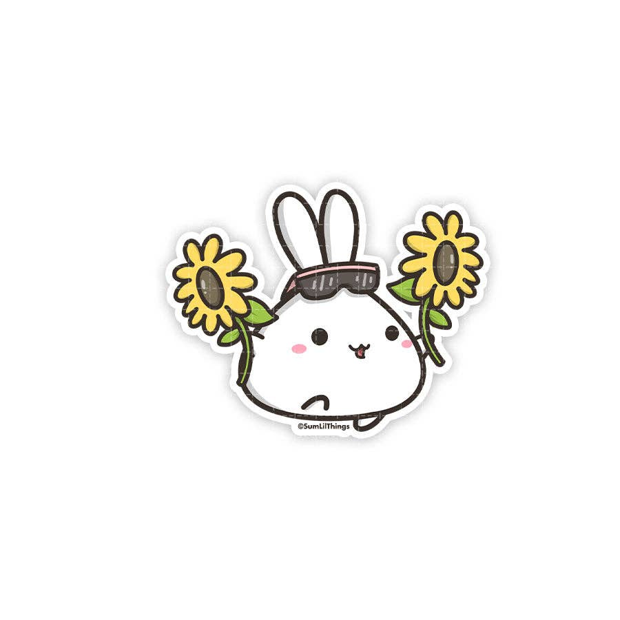 SumLilThings – Adesivo por atacado – Autocolante Vinil "Running With Sunflower"0