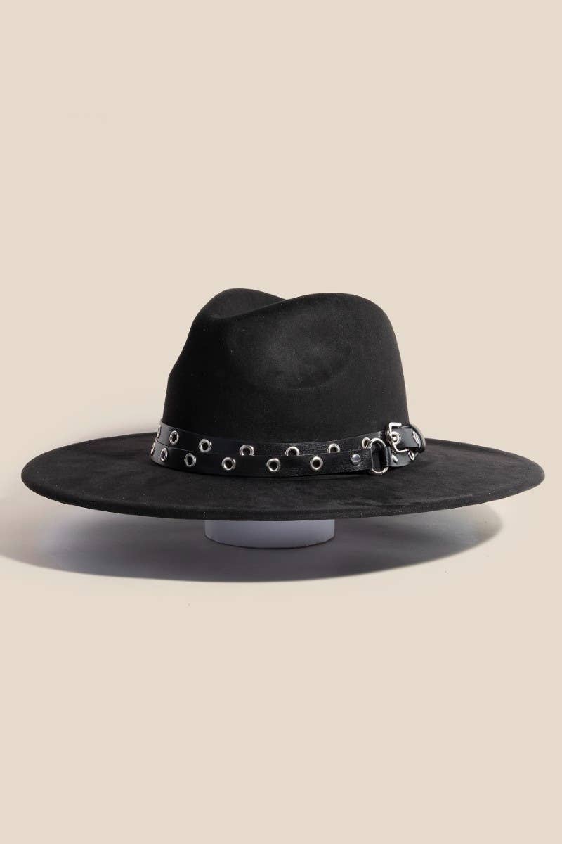 Anarchy Street – wholesale Fedora - Dam – Dubbelöljettsremmockafedora hatt0