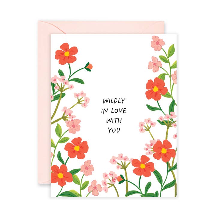 Wildly In Love With You | Love and Valentine's Day Card for wholesale by Isabella MG