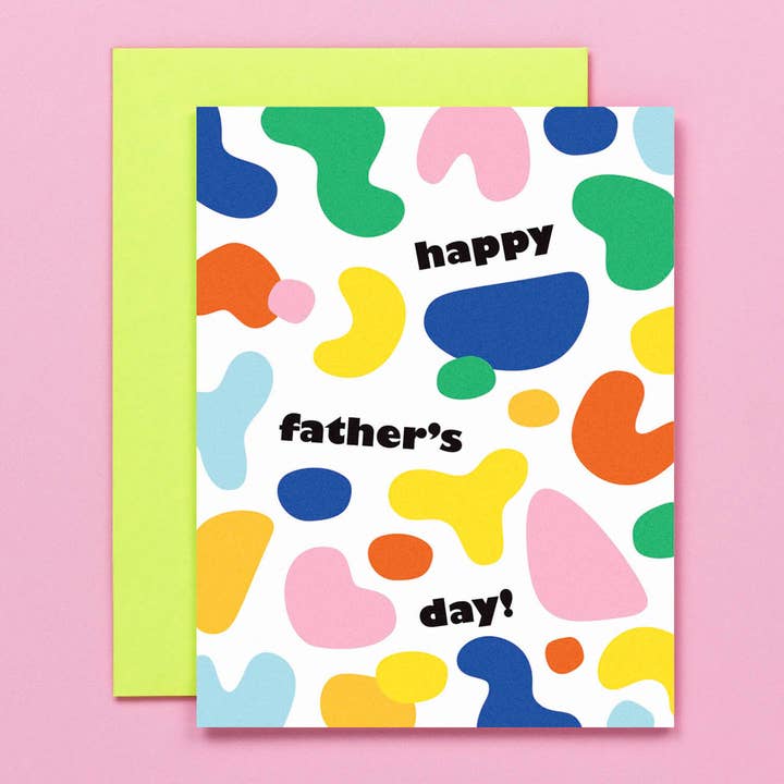 Formas para el Día del Padre • Tarjeta Abstract Blobs Dad para venta al por mayor de My Darlin'