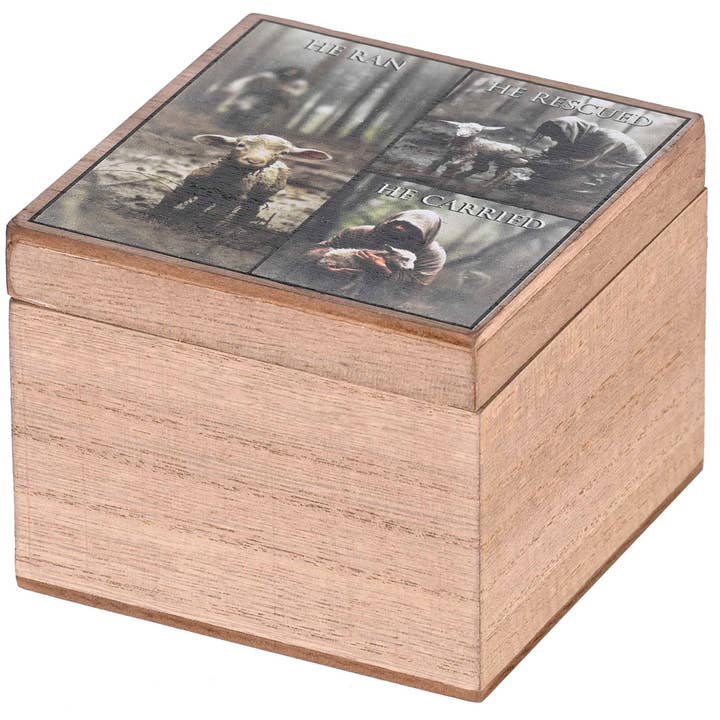 Dicksons - Wholesale Decorative Box - Prayer Box Good Shepherd with 72 Cards1