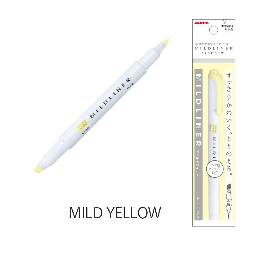 Hakubundo - Wholesale Highlighter - 【JAPANESE STATIONERY】ZEBRA MILDLINER HIGHLIGHTER MILD COLOR0