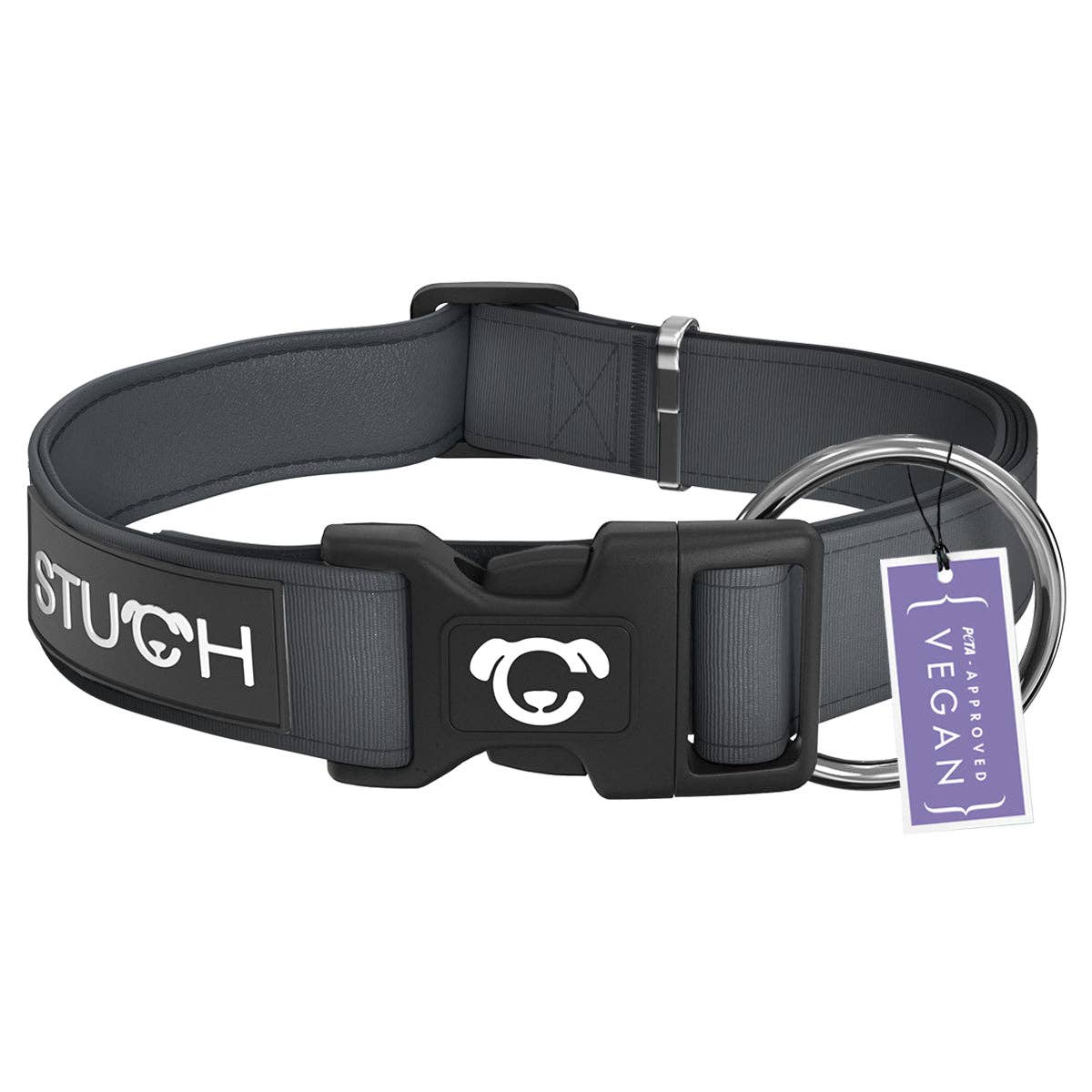STUCH - Wholesale Pet Collar - Dog - Padded dog collar - grey0