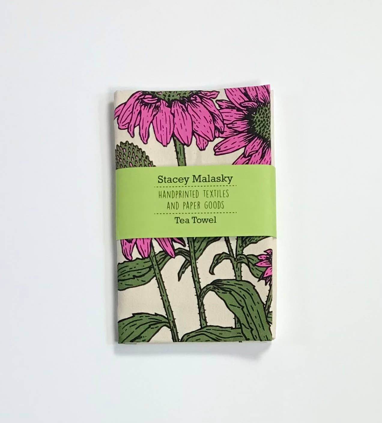 Stacey Malasky - Wholesale Tea Towel - Echinacea Tea Towel2