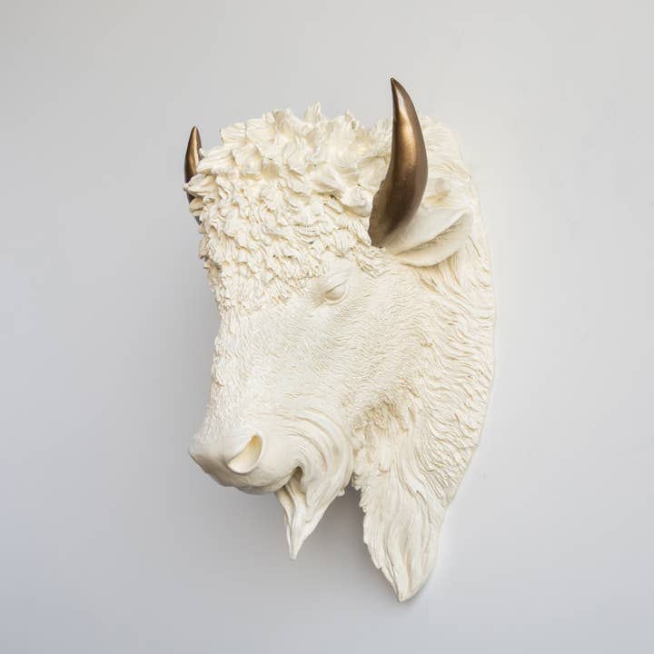 Near and Deer – Engroshandel 3D-vægkunst – Faux Bison vægbeslag19