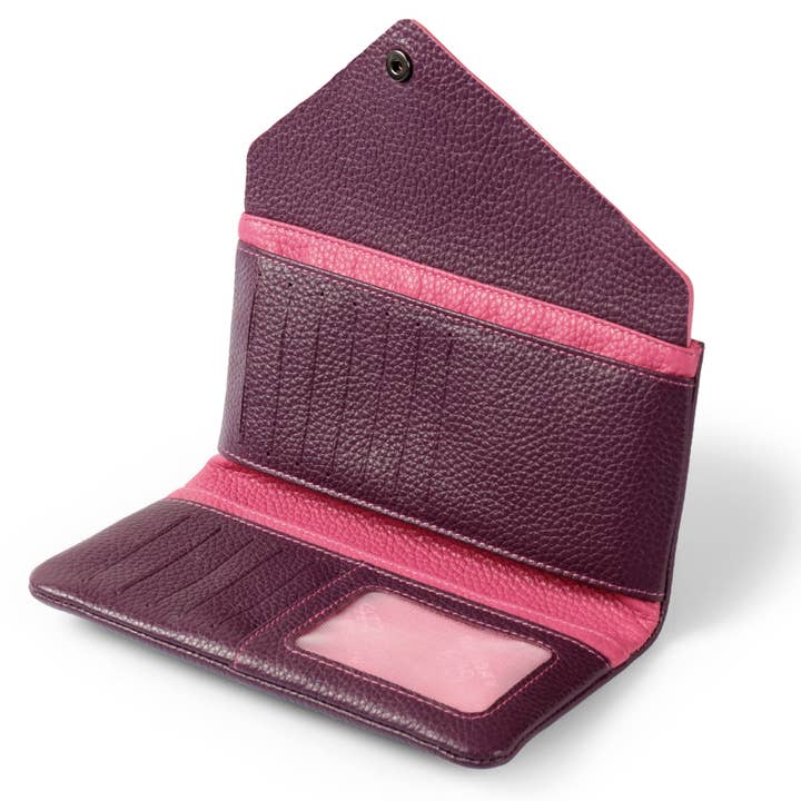 Londo - Vendita all'ingrosso Portafoglio - Unisex - Portafoglio a Busta in Pelle di Alta Qualità Otto Angelino con Scomparti Compatibili per Telefono, Blocco RFID - Unisex17