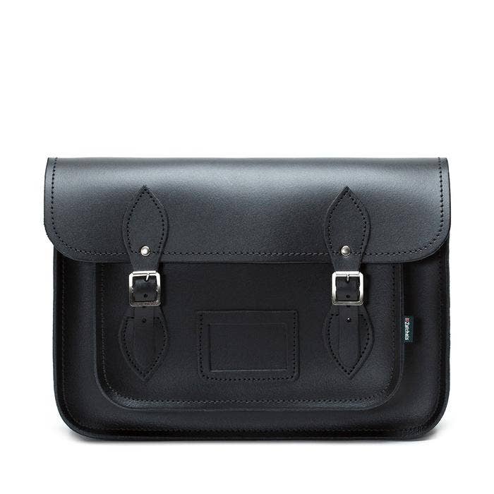 Zatchels – wholesale Satchel – Women's – Handmade Leather Satchel - Black - Available in 3 Sizes