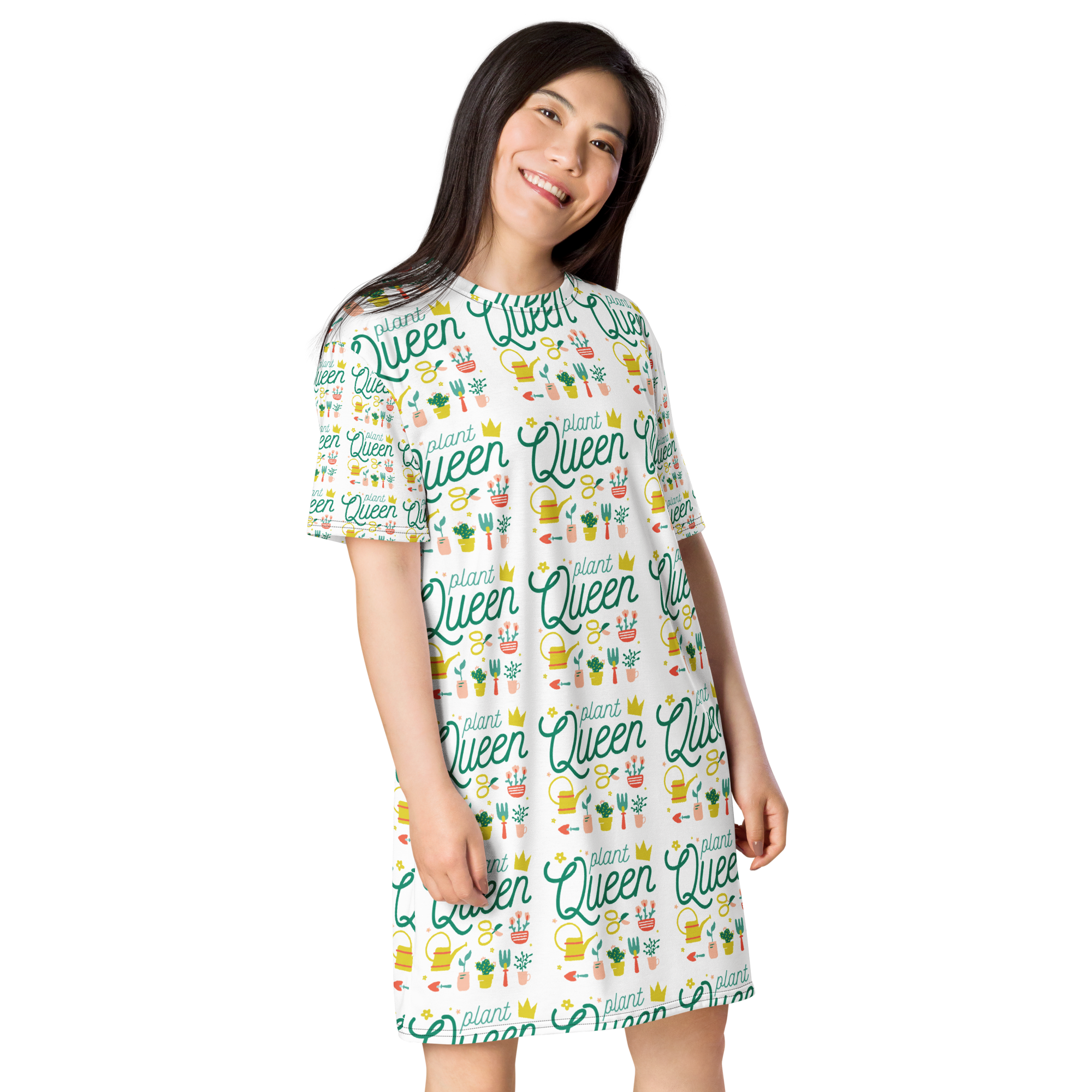 Diamond Eyes Enterprises - Wholesale Dress - Women's - Plant Queen T-Shirt Dress5