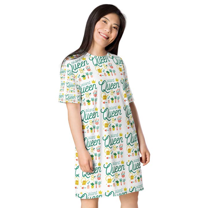 Diamond Eyes Enterprises - Wholesale Dress - Women's - Plant Queen T-Shirt Dress5