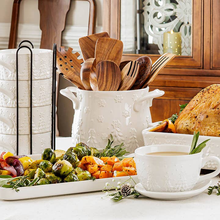 Temp-tations - Wholesale Utensil Holder - Temp-tations Stoneware XL Utensil Crock- Store, Serve, Decor10