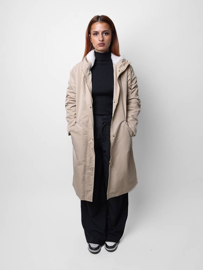 KZELL PARIS - Wholesale Parka - Women's - HOODED PARKA WITH FAUX FUR LINING18