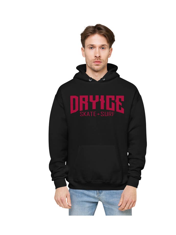 Sweat à capuche skate et surf noir pour la vente par Sweats & Tees Ltd