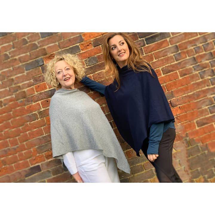 Creatico - Wholesale Poncho – Women's - House of Conti Firenze Cashmere Blend Italian Poncho Regular22