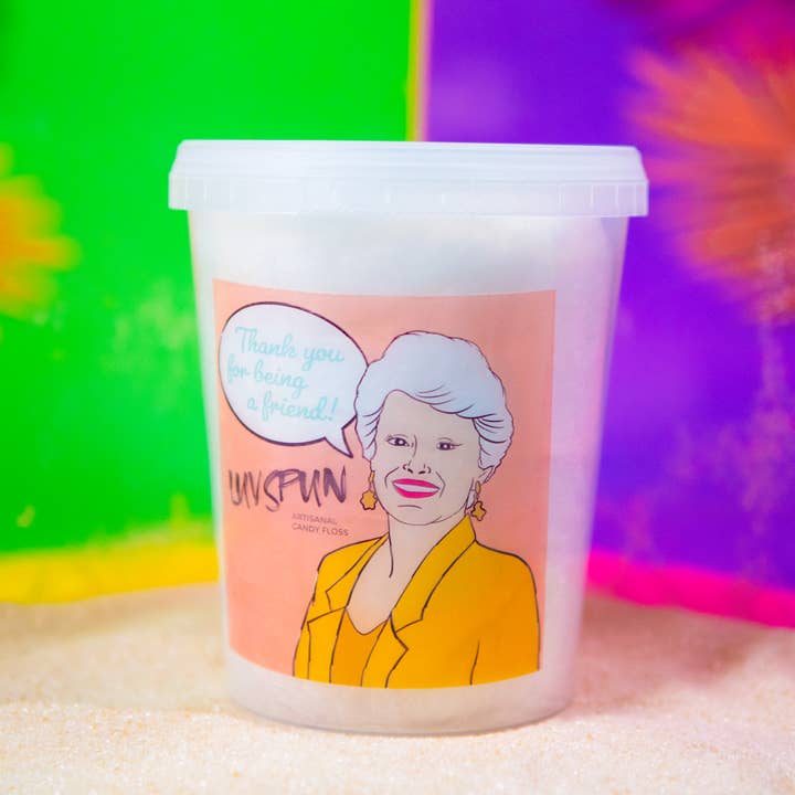 Pot à barbe à papa Bellini GG Blanche pêche pour la vente par LUVSPUN