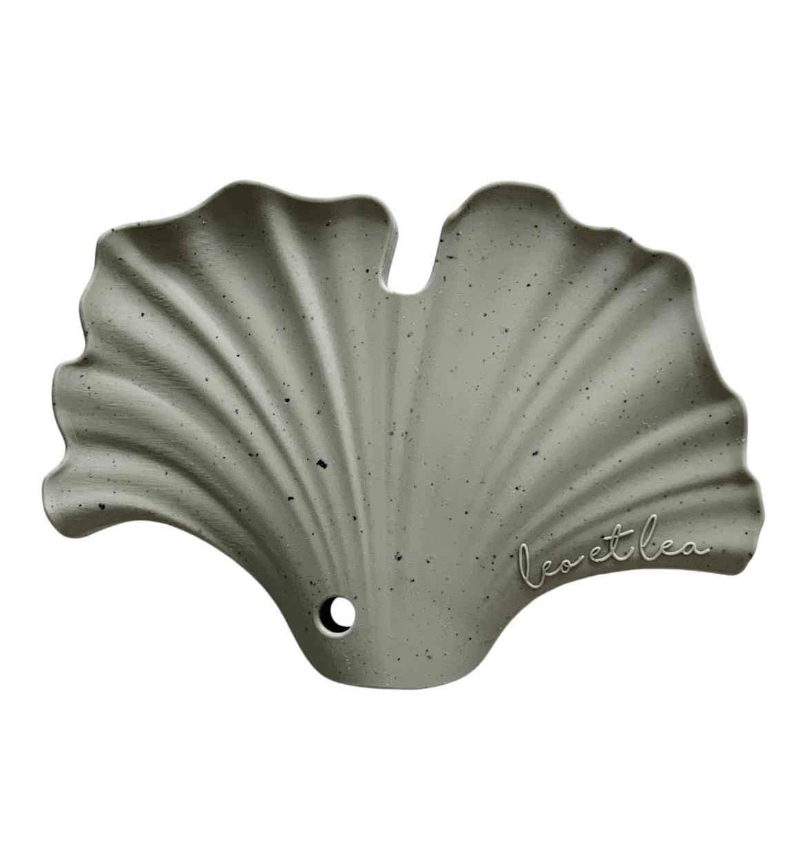 leo et lea france - Vente Anneau de dentition sans clip – bébé - Hochet de dentition Gingko en silicone leo et lea2