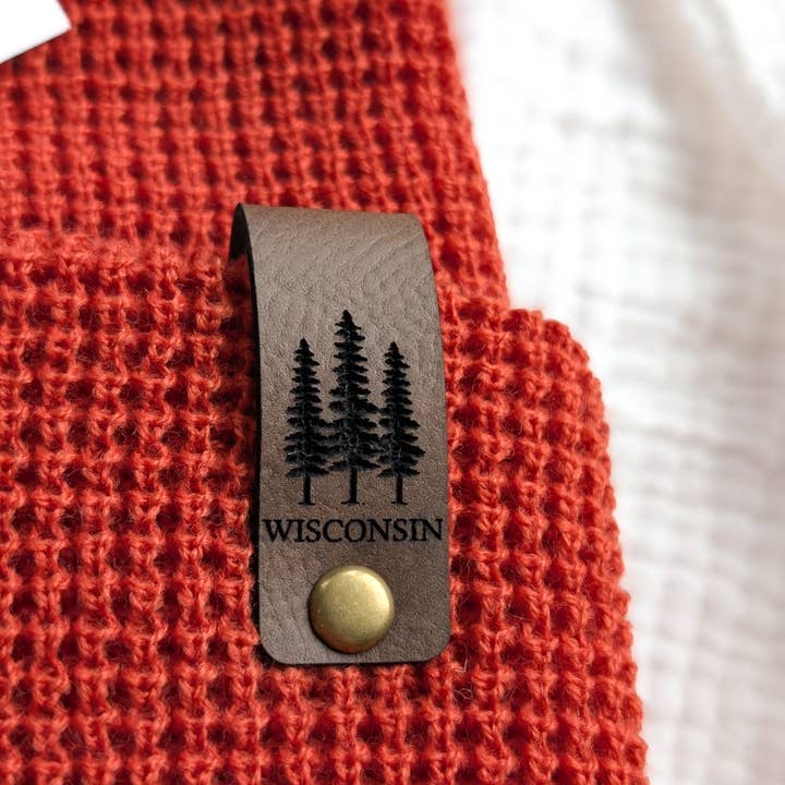 Simply Born Designs - Wholesale Beanie - Unisex - Wisconsin Tree Winter Beanie, Wisconsin Apparel, Winter Hat 10