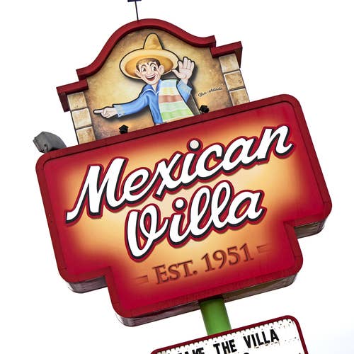 Dessous de verre mexicain Villa pour la vente par South Austin Gallery