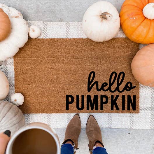 Hello Pumpkin for wholesale by The Doormat Company