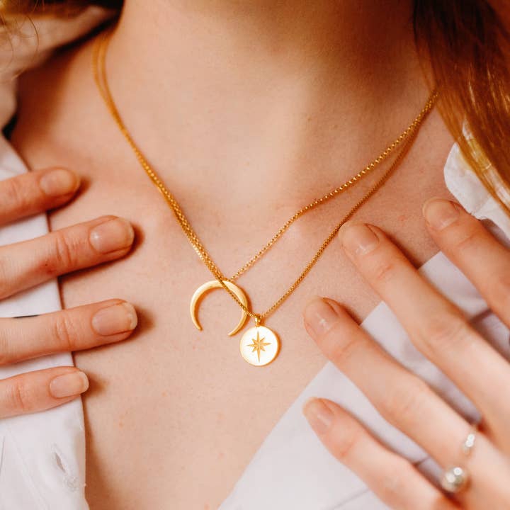 Love Lori Michelle Jewelry - Wholesale Pendant/Charm Necklace - North Star Coin Pendant Necklace6