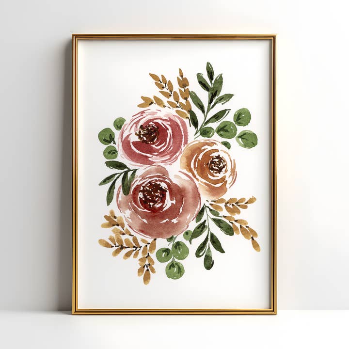 Impression d'art floral (19) pour la vente par Camelot Rose Art