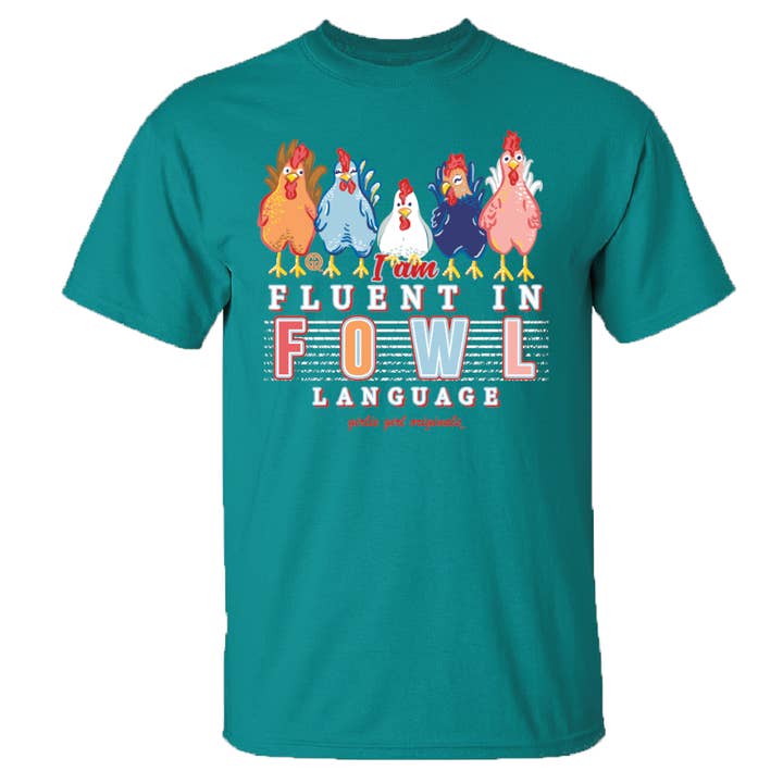 2665 Fowl Language Front-Jade Dome for wholesale by Girlie Girl Originals