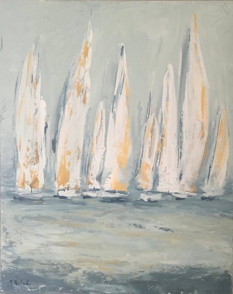 Susan Richards Art - Wholesale Art Print - Golden Sails Fine Art Print1