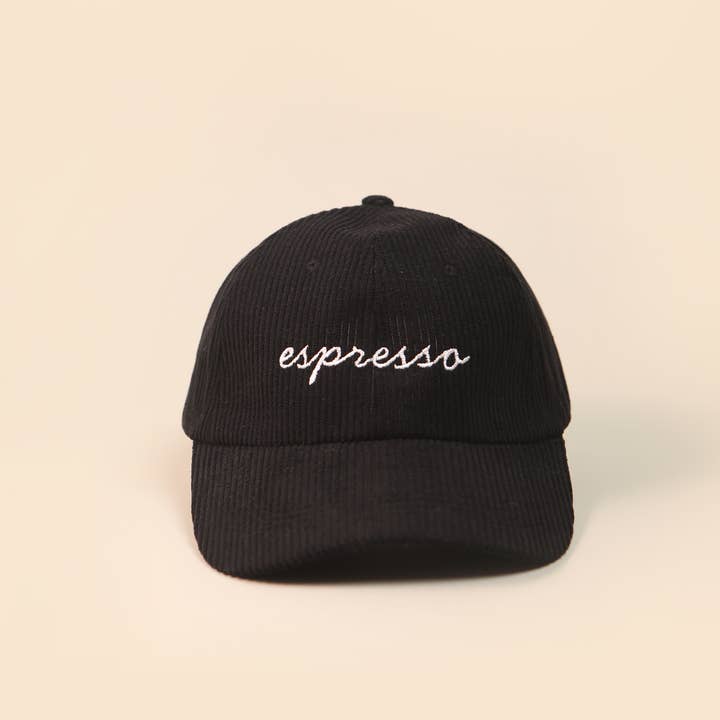 LoveLina - Wholesale Baseball Cap - Women's - Espresso Coffee Corduroy Baseball Cap (JOSSO)