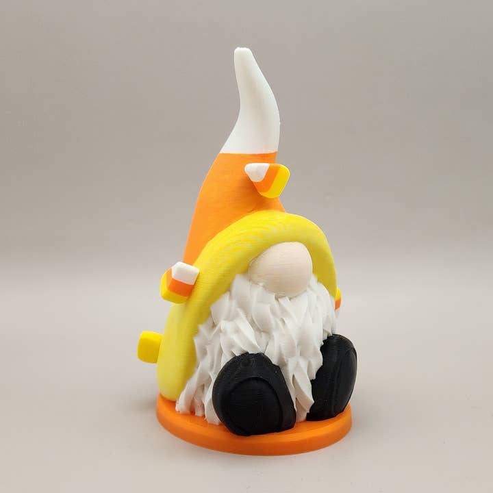 Hand-painted Candy Corn Gnome, Halloween Gnome for wholesale by Crafty Wood Studios
