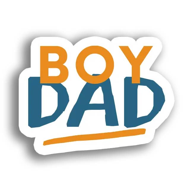 Adesivo Boy Dad per la vendita all'ingrosso da parte di Stick With Finn