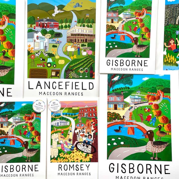 Elise Gow Designs - Wholesale Art Print - Macedon - Macedon Ranges Art Series - Wall Art Print5