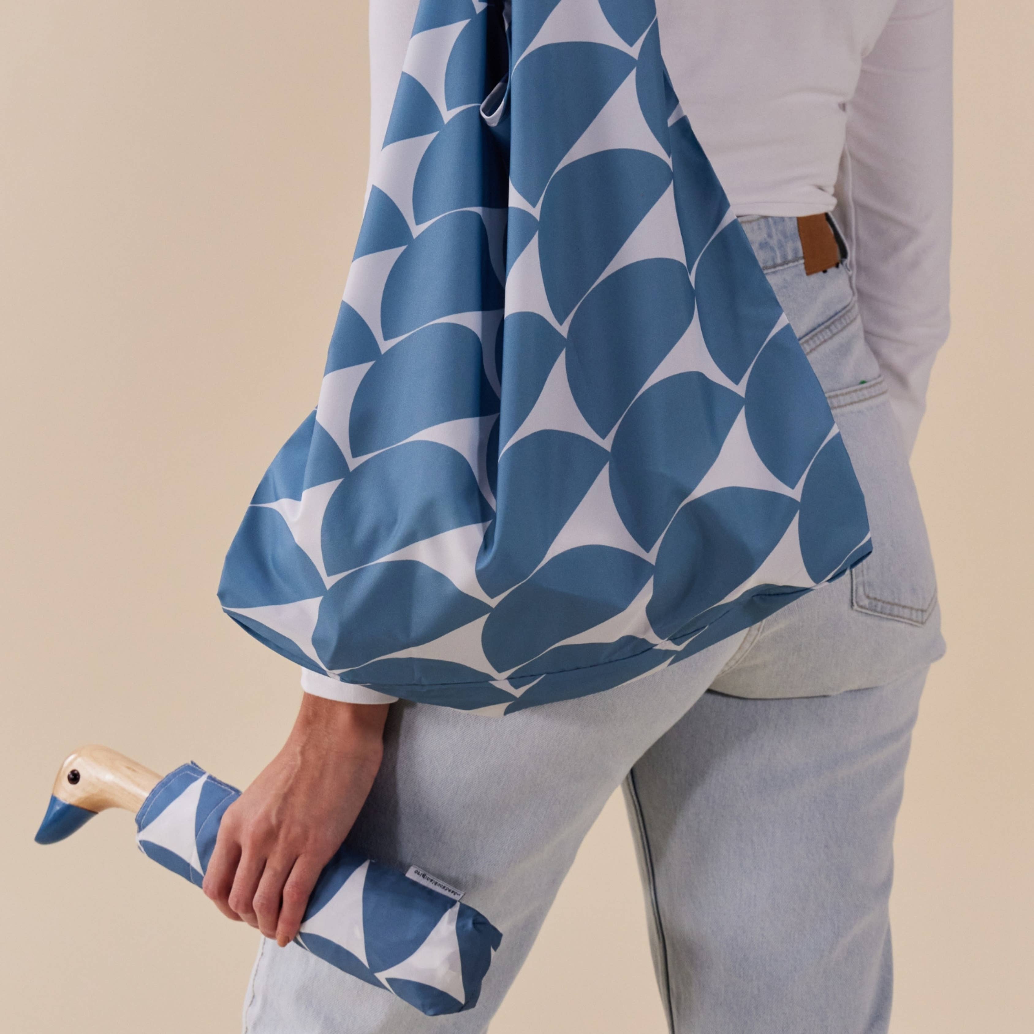 Original Duckhead USA - Wholesale Tote Bag - Unisex - Denim Moon Pattern Reusable Eco Friendly Tote Bag4