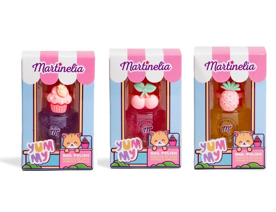 Aquarius Cosmetic SLU - Wholesale Nail Polish - Kids - Martinelia Yummy Nail Polish With Ring2