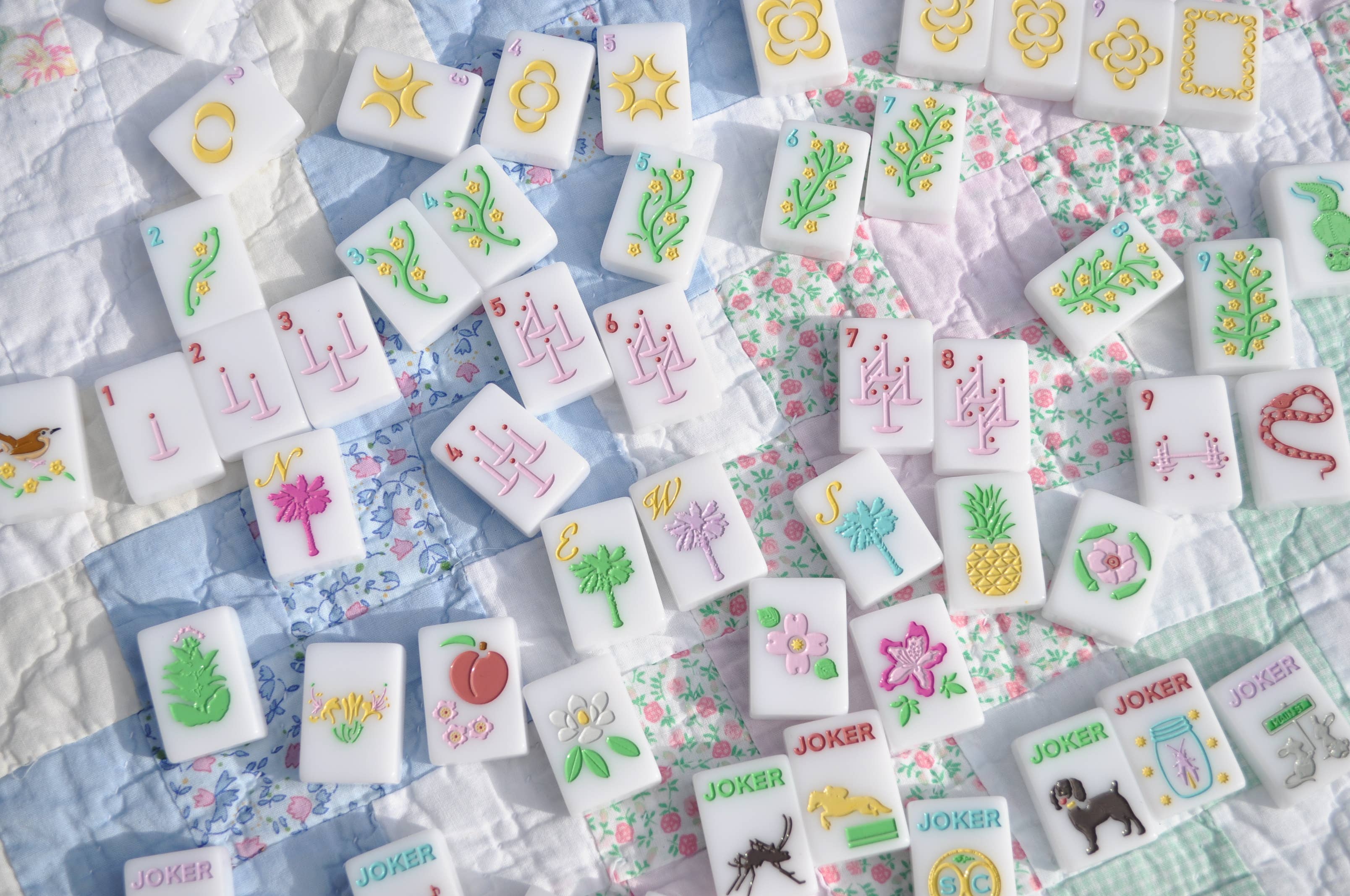 Middle & Main Mahjong - Wholesale Board Game - "Palmetto Tiles" SC Inspired Mahjong Set 6