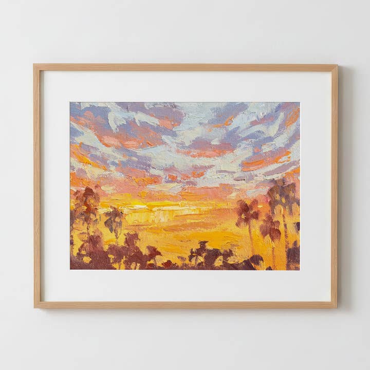 Kalifornischer Himmelzauber - Kunstdruck auf Papier für den Großhandel von Ed Pulella Art