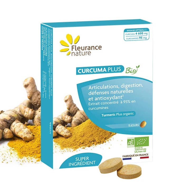 CURCUMA PLUS BIOLOGICO per la vendita all'ingrosso da parte di Fleurance Nature
