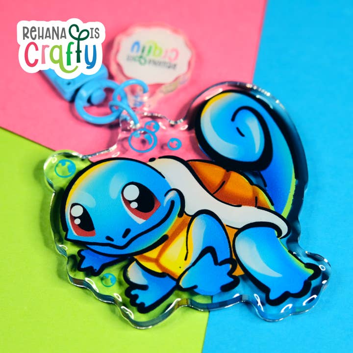 Squirtle | Acrylic Keychain for wholesale by Rehana is Crafty