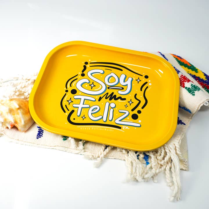 PARTIMEWORKS - Wholesale Decorative Tray - Soy Feliz Novelty Tray15
