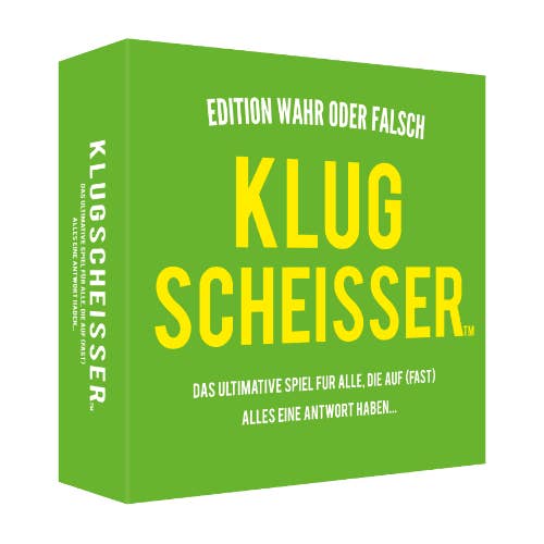 DE Klugscheisser - WAHR ODER FALSCH for wholesale by Hygge Games EU