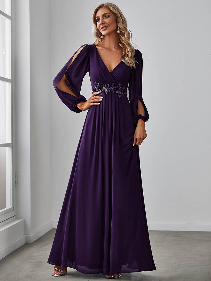 Ever-Pretty - Wholesale Gown – Women's - 2 Style Elegant Chiffon Bridesmaid Dress83