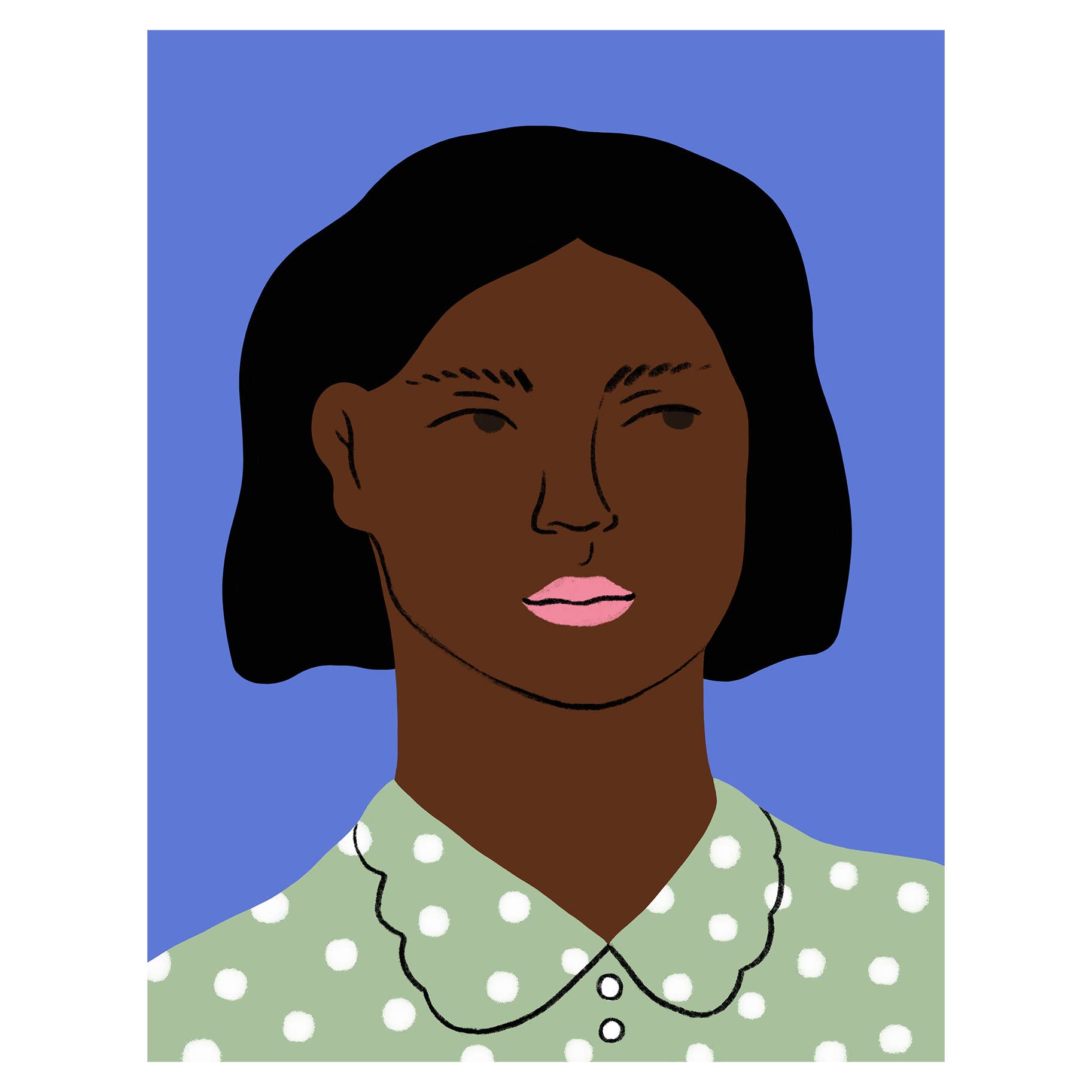 Allison Poplett - Wholesale Art Print - Polka Dots Art Print0