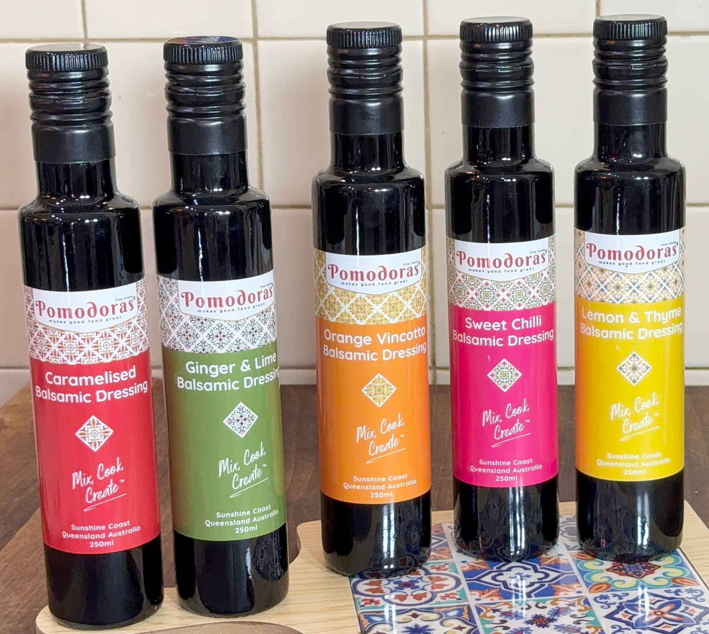 Pomodoras fine foods - Wholesale Salad dressing - Orange Vincotto 250ml Balsamic Dressing 3