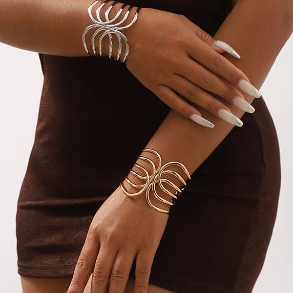 UZ Wholesale Store - Wholesale Cuff Bracelet - Geometric Bracelet Accessories - Vintage Statement2