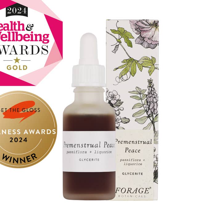 Prämenstruelles Friedensglyzerit für PMS, Stimmung und Hormone für den Großhandel von Forage Botanicals Ltd.