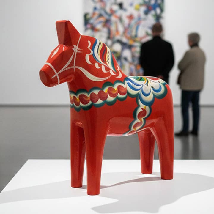 Cheval Dala suédois le plus vendu (15 cm) pour la vente par Dalaart