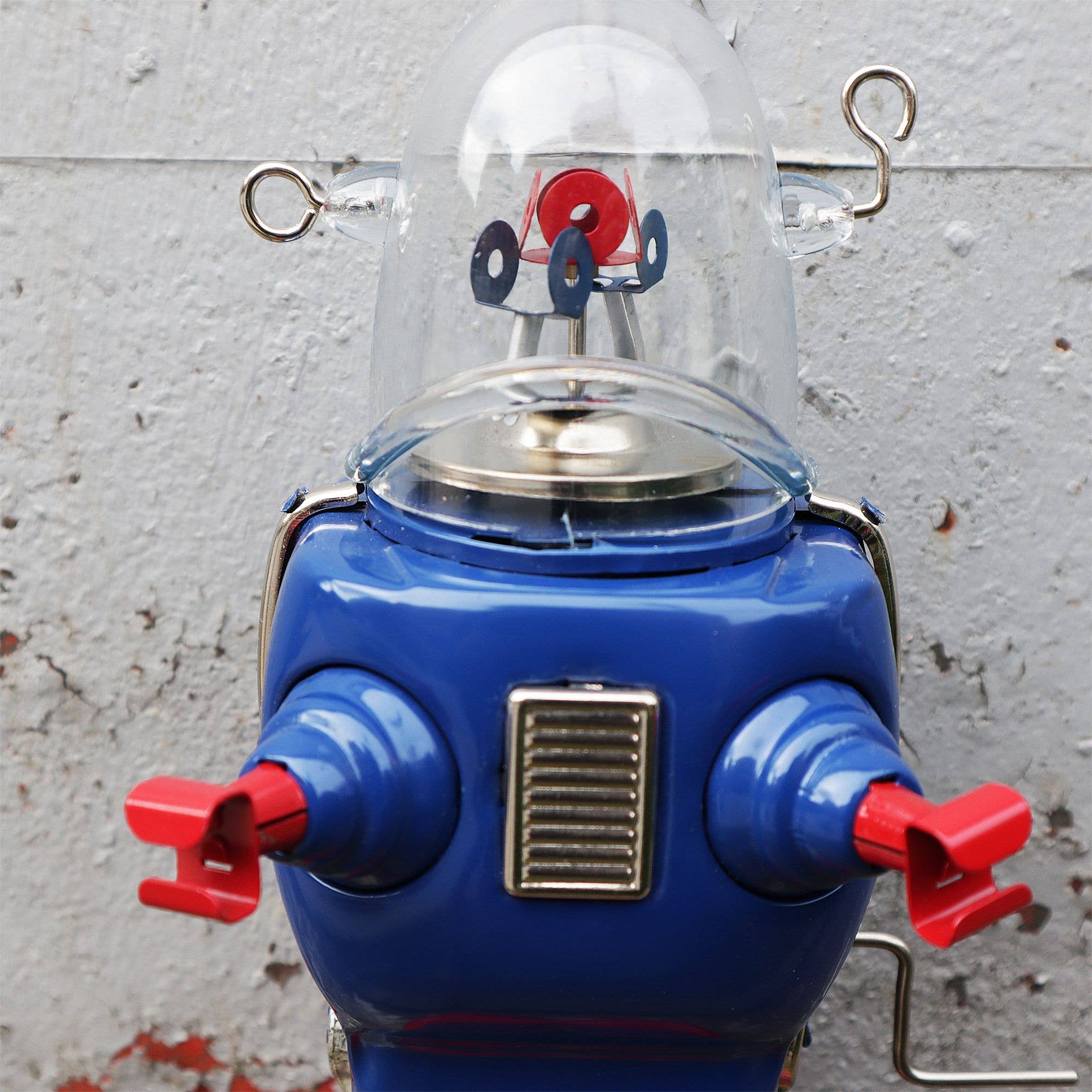 Tribal Trade GmbH - Wholesale Decorative Figurine - Robot Robot Space Trooper blue tin robot7